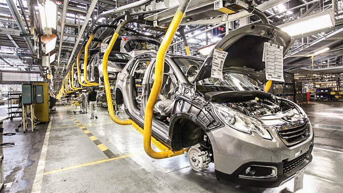 Automobile Production At PSA Peugeot Citroen Plant In Mulhouse