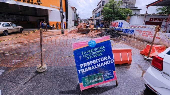 Trecho da Avenida Concêntrica é interditado para execução de obra