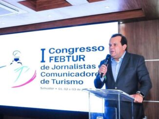 Geraldo Jr. na abertura do I Congresso Febtur